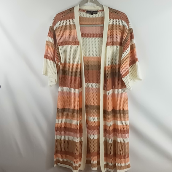 Almost Famous Sweaters - Almost famous knitted shawl size small